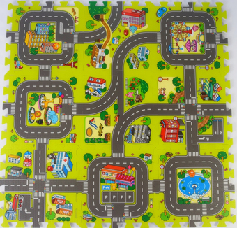 Коврик-пазл Ausini Город VT19-11211