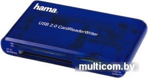 Кардридер Hama 35 in 1 USB 2.0 Multicard Reader (55348)