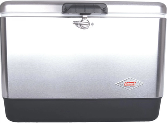 Термобокс Coleman 54 Quart Cooler 51.5л (серебристый)
