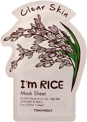 Tony Moly Тканевая маска I'm Rice Mask Sheet - Clear Skin