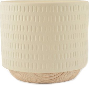 Кашпо Mandarin Decor Често P18C23104B-12milk (молочный)