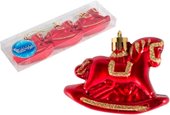 Елочная игрушка Волшебная страна Лошадки 007460 (3 шт)