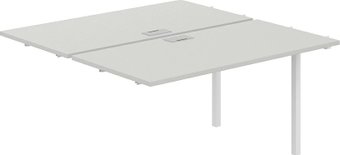 Norden 280х143.8х75 SG.215.SH.44.WH (белый/серый бархат)