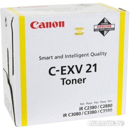 Картридж Canon C-EXV21 Yellow [0455B002]