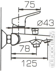 Смеситель Bravat Drop F64898C-01A