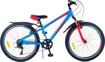 Велосипед Favorit Mateo 24MDA MAT24MD12BL-AL (синий/красный)