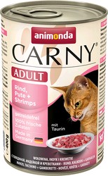 Корм для кошек Animonda Carny Adult с говядиной, индейкой и креветками 0.4 кг