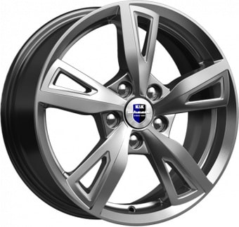 Литые диски K&K Фишт 16x6.5&quot; 5x108мм DIA 63.35мм ET 50мм Дарк платинум