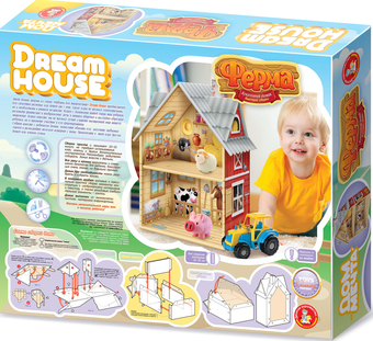 Кукольный домик Десятое королевство Dream House Ферма 04713