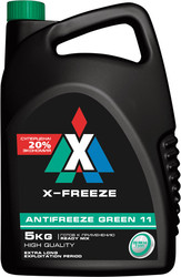 Охлаждающая жидкость Тосол-Синтез Classic X-Freeze G11 green 5л