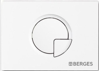 Панель смыва Berges Wasserhaus Novum R1 (белый)