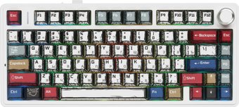 Клавиатура AULA F75 (Comic Keycap, Leobog Graywood V3)