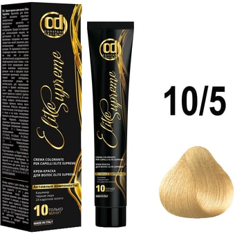 Крем-краска Constant Delight Elite Supreme 10/5 яркий блонд золотистый 100 мл