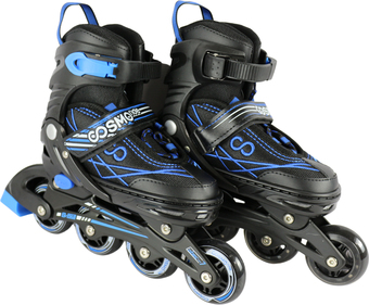 Роликовые коньки Cosmoride Freerider (р. 35-38, черный/синий)