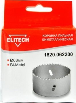 Коронка ELITECH 1820.062200