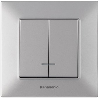 Выключатель Panasonic Arkedia Slim WNTC00102SL-BY