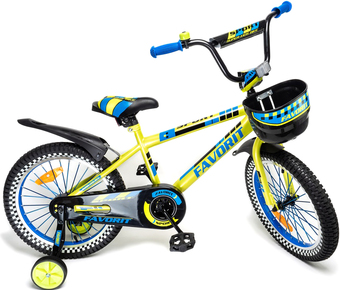 Детский велосипед Favorit Sport 16 SPT-16GN (лайм)