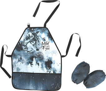 Набор фартук и нарукавники Erich Krause Timber Wolf 60257