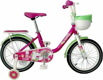 Детский велосипед Tech Team Melody 16 2024 NN012354 (красный/зеленый, разобранный)