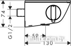 Смеситель Hansgrohe Ecostat Select 13161400