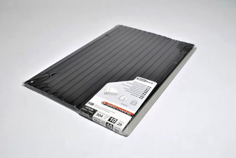 Металлический канал для переплета OPUS O.Simple Channel 304x10 мм OSC10CZA30425 (25 шт, черный)