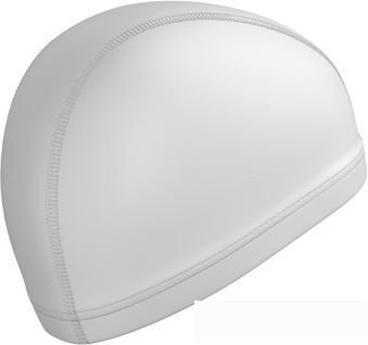 Шапочка для плавания Mad Wave PU Coated (белый)