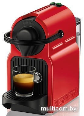 Капсульная кофеварка Nespresso Inissia C40 (красный)
