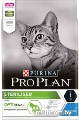 Сухой корм для кошек Pro Plan Sterilised Adult Optirenal с кроликом 10 кг