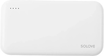Внешний аккумулятор Solove W7 10000мAч (белый)