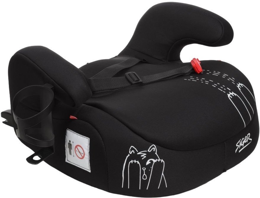 Детское сиденье Siger Fix Lux KRES4002 (черный шкода)