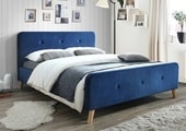 Кровать Signal Malmo Velvet 160x200 (темно-синий)