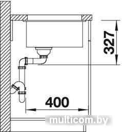 Кухонная мойка Blanco Rotan 400-U (шампань)