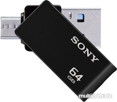 USB Flash Sony USB On-The-Go 64GB Black (USM64SA2B)