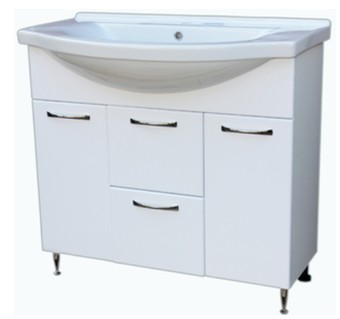 СанитаМебель Тумба под умывальник Камелия-69.51к Д2 (Белый)