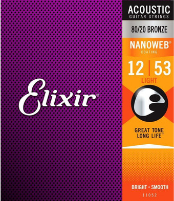 Струны для гитары Elixir Strings 11052 12-53