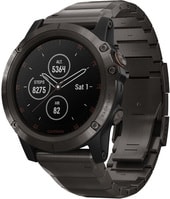 Умные часы Garmin Fenix 5X Plus Sapphire (титановый серый/титановый)