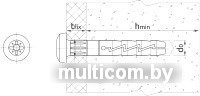 Дюбель-гвоздь Koelner FX-06C040