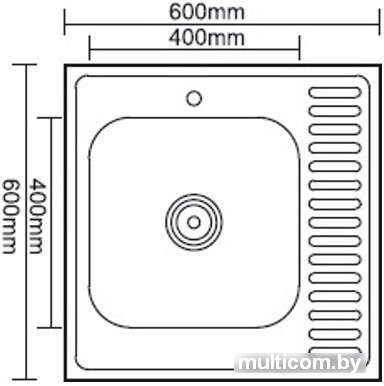 Кухонная мойка Ledeme L96060-L