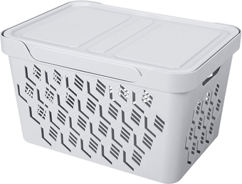 Ящик для хранения Econova Deluxe 18 л 433205930 (светло-серый)