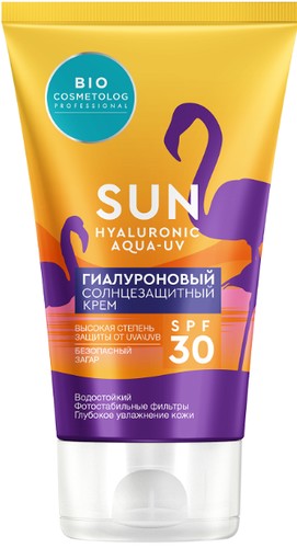 Крем солнцезащитный Фитокосметик Крем солнцезащитный Sun SPF30 гиалуроновый 150 мл