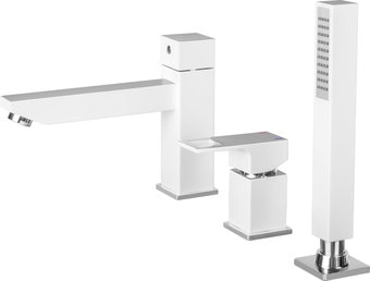 Смеситель Deante Anemon BCZ W130 (хром/белый)