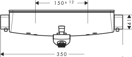 Смеситель Hansgrohe Ecostat Select 13141000