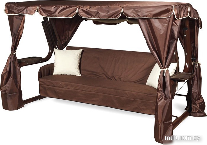 Садовые качели LetoLux Нирвана Premium 76 (шоколад)