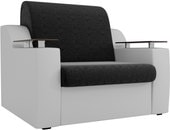 Кресло Лига диванов Сенатор 100698 80 см (черный/белый)