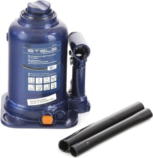 Бутылочный домкрат Stels 51146 6т