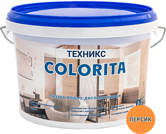 Лазурь Техникс Colorita ВД-АК-1 3 кг (персик)