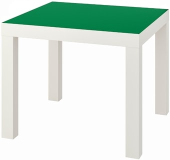 Журнальный столик Ikea Лакк (зеленый) 704.625.92