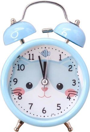Настольные часы ILikeGift Funny Cat JH810-01 (голубой)