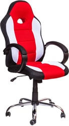 Кресло Седия Tyrrell (черный/белый/красный)