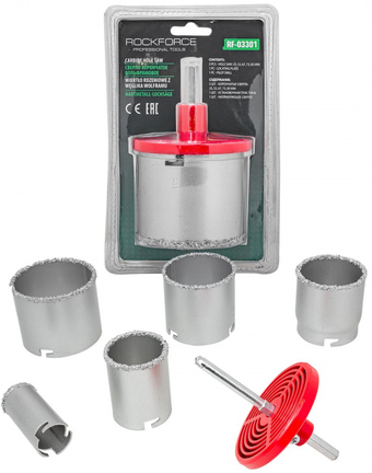 Набор коронок RockForce RF-03301 7шт